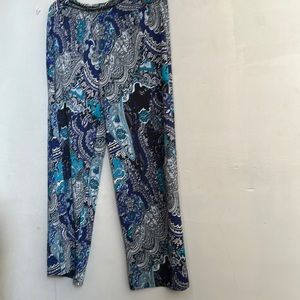 Stretchy flow, your pants, blue and black size medium